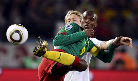 Slavný kamerunský fotbalista Samuel Eto'o