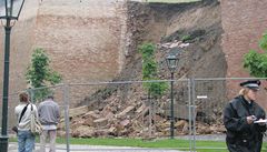 �ást z�ícených hradeb na brn�nském �pilberku.