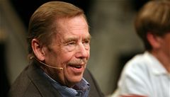 Václav Havel v Divadle Husa na provázku
