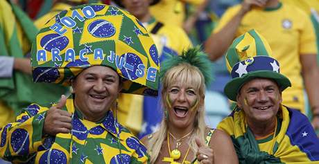 Brazílie - Portugalsko (braziltí fanouci).