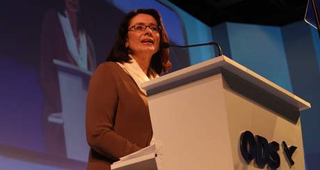 Poslankyn� Miroslava N�mcová (ODS).