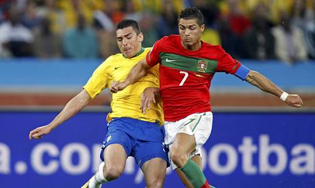 Brazlie - Portugalsko (Ronaldo a Lcio, souboj kapitn).
