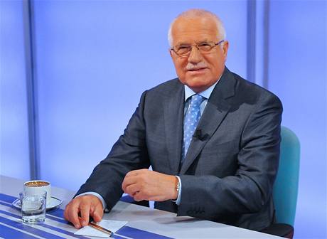 Prezident Václav Klaus.