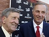 NHL Awards je velká show: Guy Lafleur (vlevo) a Ted Lindsey.