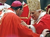 Pape pedal pallium kanadskému arcibiskupovi Albertu Legattovi. 
