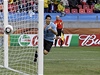 Uruguay - Jiní Korea (gól Suáreze)
