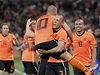 Nizozemsko - Slovensko (Sneijder slaví gól)