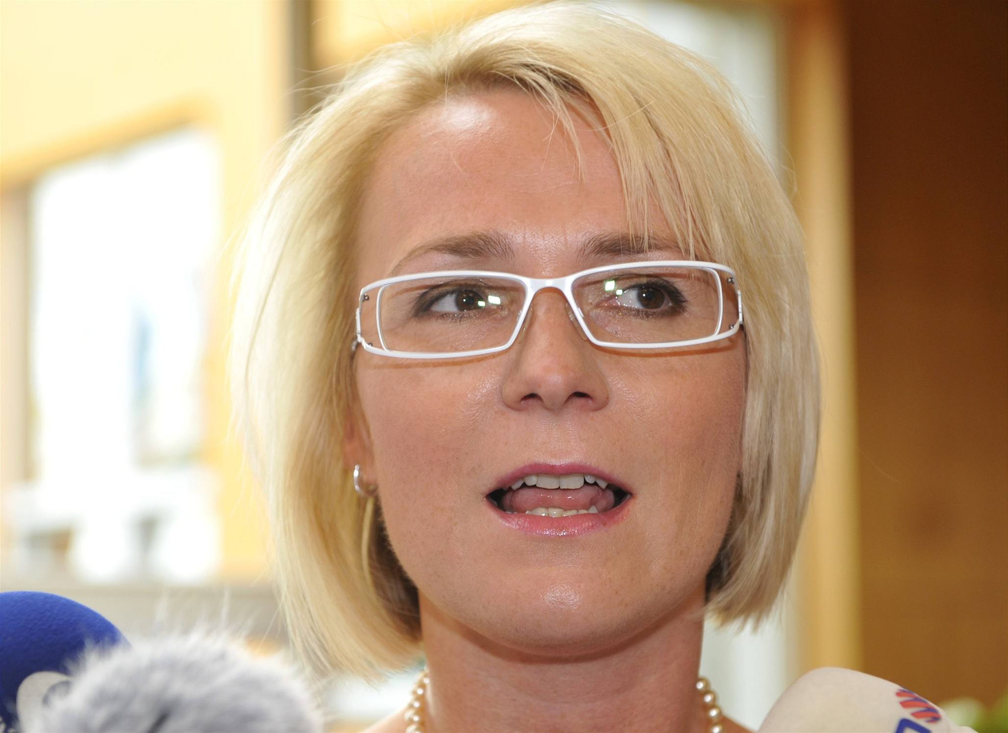 Jana �ernochová na sn�mu pra�ské ODS.