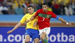 Brazílie - Portugalsko (Ronaldo a Lúcio, souboj kapitán�).