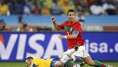 Brazílie - Portugalsko (Ronaldo a Lúcio, souboj kapitán�).