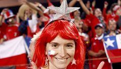 �pan�lsko - Chile (chilská fanynka).