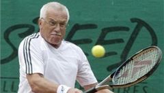 'Nekonečný' tenisový duel dohraje Václav Klaus. Alespoň na internetu