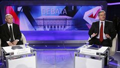 Prvn debatu polskch prezidentskch kandidt vyhrl Komorowski