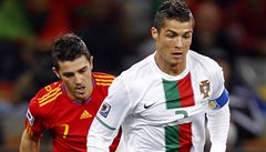 �pan�lsko - Portugalsko (Villa, Ronaldo).