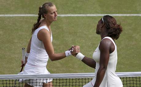 Serena Williamsová a Petra Kvitová.