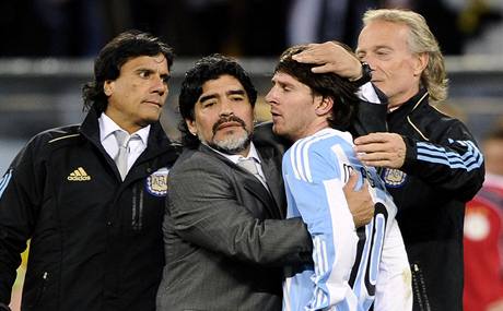 Argentina - Nmecko (Maradona a Messi).