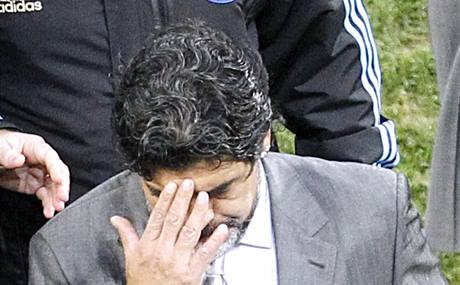 Argentina - Německo (Maradona odchází ze scény).