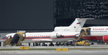 Ruský letoun na vídeském letiti pi výmn tajných agent