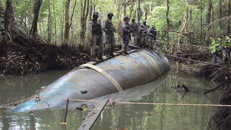 Ponorka, která mla peváet tuny kokainu do USA