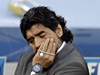 Argentina - Nmecko (zklamaný Maradona).