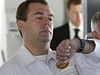 Ruský prezident D. Medvedv se úastnil vojenských manévr