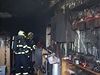 Ve Zlín hoelo ve 12. pate bytového domu, hasii evakuovali desítky lidí.