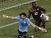 Uruguay - Ghana (rozhodující penaltu promnil Abreu)