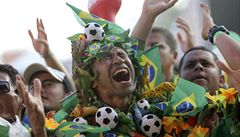 Brazílie - Nizozemsko (fanou�ci v Riu).