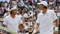 OBRAZEM: Velk finle Wimbledonu Tom Berdych- Rafael Nadal