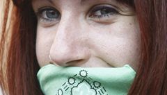 Noviná�i v Itálii protestovali proti "náhubkovému zákonu".