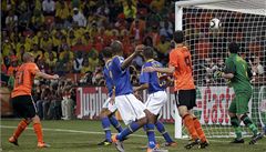 Brazílie - Nizozemsko (Sneijder dává gól)