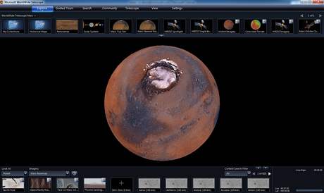 Mapa Marsu v 3D 