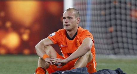Španělsko - Nizozemsko (zklamaný Sneijder).