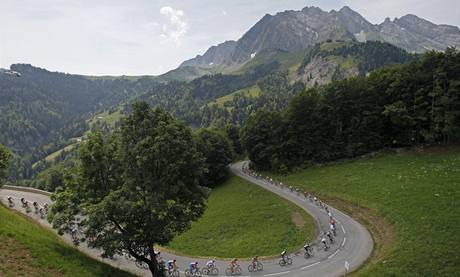 Tour de France zavítala do Alp.