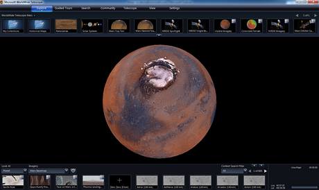 Mapa Marsu v 3D 