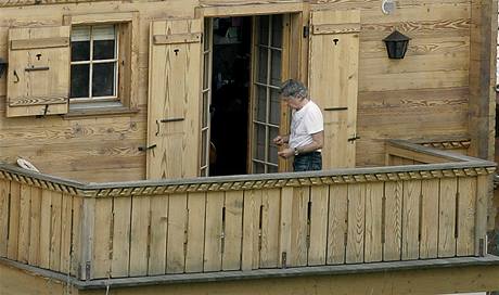 Chata ve vcarskm Gstaadu, kam byl  Polanski zatkem prosince proputn do domcho vzen