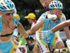 Tour de France zavítala do Alp (Vinokurov a Contador - vlevo).