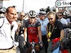 Tour de France zavítala do Alp (rozlámaný Armstrong).