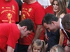 panltí misti svta jsou doma - Casillas a královská rodina.