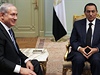 Egyptský prezident Husní Mubarak s izraelským premiérem Benjaminem Netanjahuem.