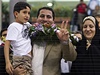 Íránský jaderný vdec ahram Amírí se enou a synem