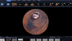 Podrobnou 3D mapu Marsu si lze prohlížet přímo z počítače