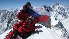 Horolezec Radek Jaroš stanul na vrcholu číslo deset