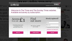 The Times zpoplatnil svj web