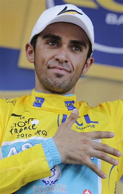 Alberto Contador, po 15. etap vedoucí mu Tour de France