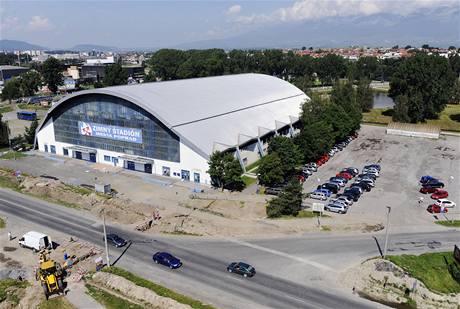 Popradsk zimn stadion, kde by ml hrt Hradec Krlov KHL