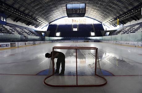 Popradský zimní stadion, kde by měl hrát Hradec Králové KHL