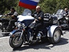 Putin pijel na sraz motorká Harley-Davidson v Sevastopolu