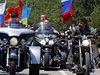Putin pijel na sraz motorká Harley-Davidson v Sevastopolu