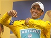 Alberto Contador si lutý dres pro vedoucího závodníka Tour de France ponechá